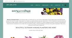 Desktop Screenshot of downeastflowers.com